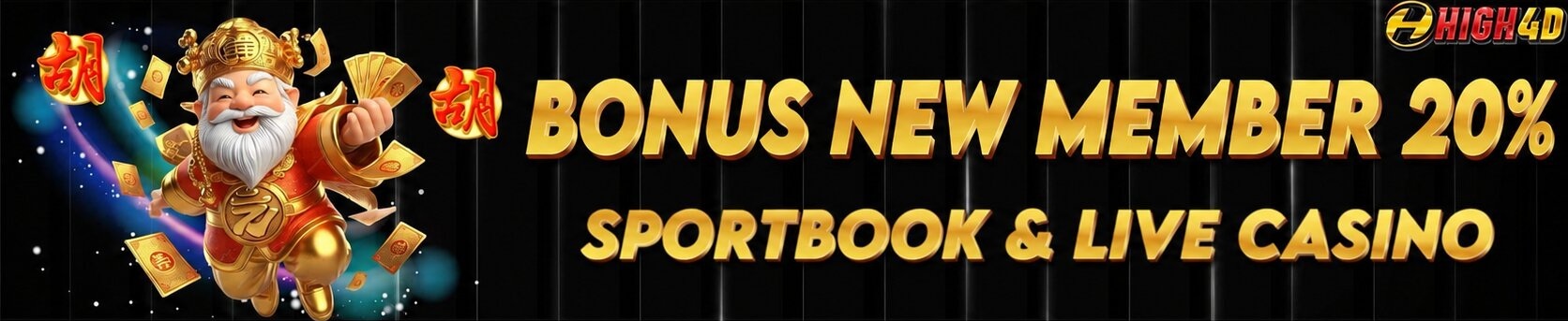 BONUS MEMBER BARU SPORTSBOOK & LIVE CASINO 20%